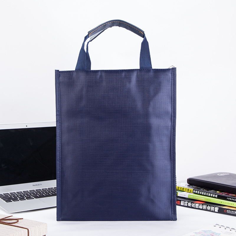 Manufacturer Wholesale Thickened Student Tutoring Bag Large Capacity Document Bag Waterproof Tote Bag Oxford Cloth Briefcase