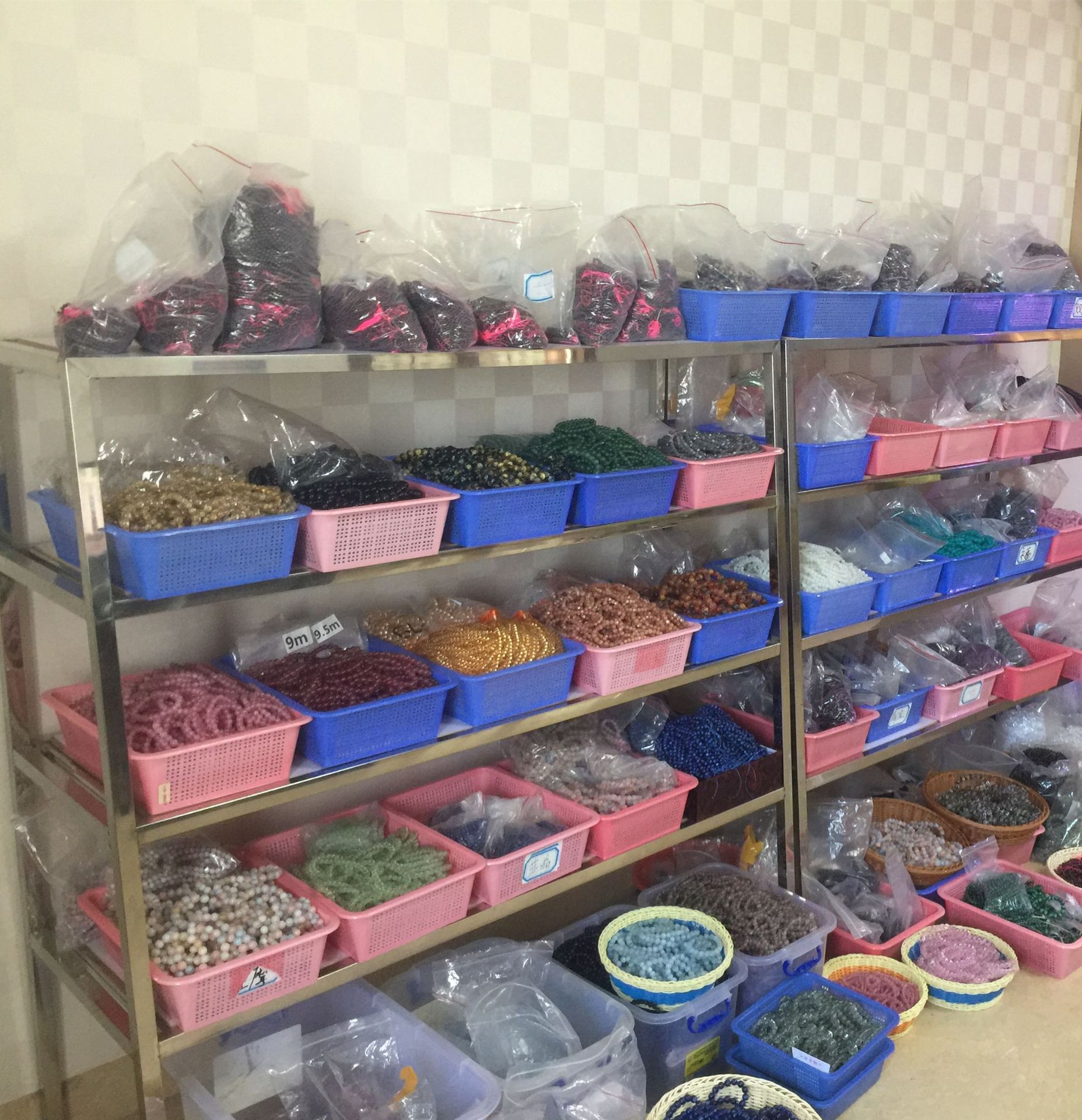 Bai Lin Jewelry Natural Crystal Jewelry Tourmaline Powder Crystal Amethyst Super Seven Seas Blue Treasure Pomegranate Phoenix Green Pine