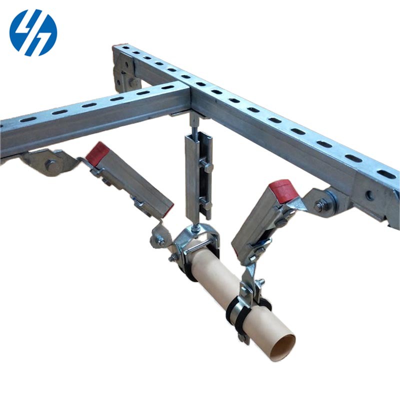 Q235C Type Channel Steel Perforated Purlins, Hot-Dip Galvanized Earthquake-Resistant Brackets, Galvanized Pipes with Three-Sided Perforations, Photovoltaic Bracket Manufacturer