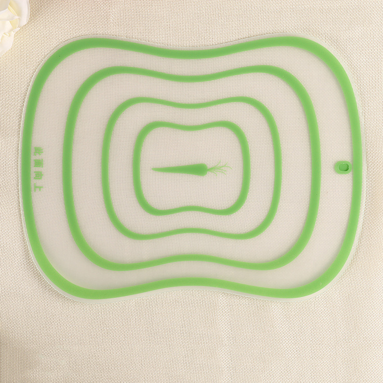 Spot sheet cutting board bendable frosted cutting board plastic PP fruit and vegetable classification cutting board