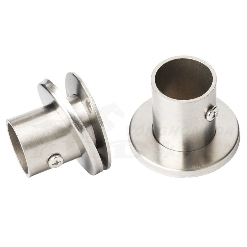 Yonghongda stainless steel thickened high-foot flange seat hanger bar seat round pipe seat high flange seat factory wholesale