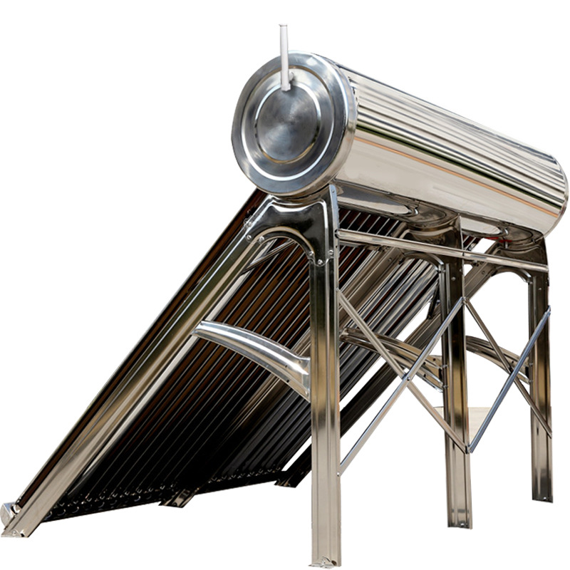 Wholesale foreign trade solar water heater household photoelectric dual-use purple gold tube vacuum tube small small capacity export type