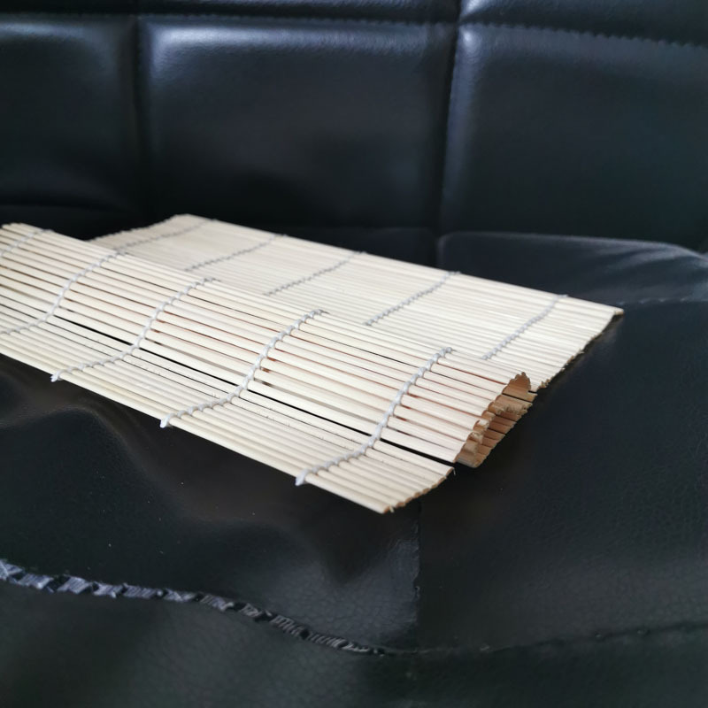 Sushi Bamboo Curtain 24cm White Leather Yellow Leather Green Leather Rolling Curtain Mat Plastic Seaweed Rice Mold Export Manufacturer Wholesale