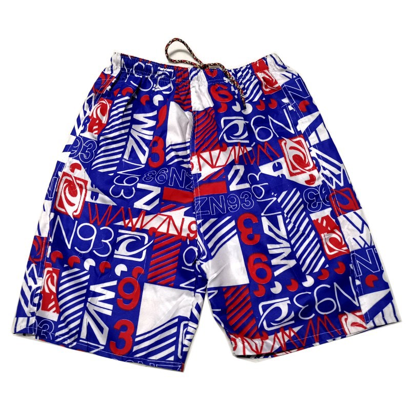 0002 # Impulse, Running, Summer Beach Pants, Simple Men's Home Casual Pants, Loose Floral Shorts, Low-End Drifting