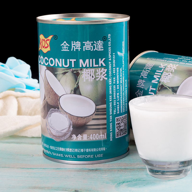 Gold medal as high as coconut milk 400ml * 24/box Zhen wants to remember gold medal coconut milk coconut milk similu as high as coconut milk
