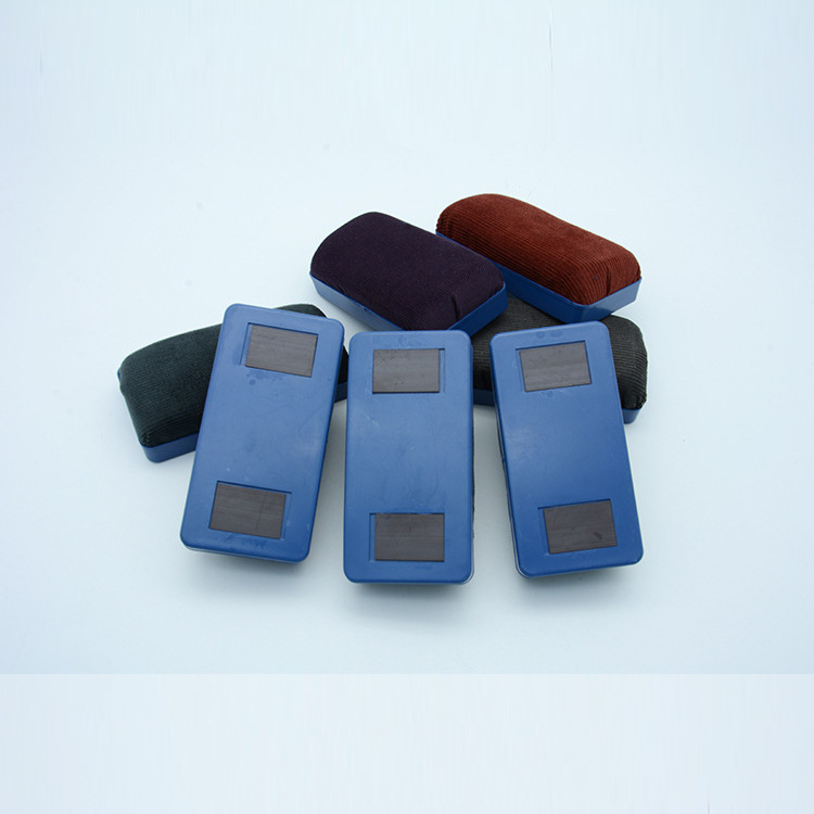 Qianhui Whiteboard Eraser Factory Direct Supply Size Flannel Magnetic Plastic Easy Erase Chalk Accessories Blackboard Eraser Brush