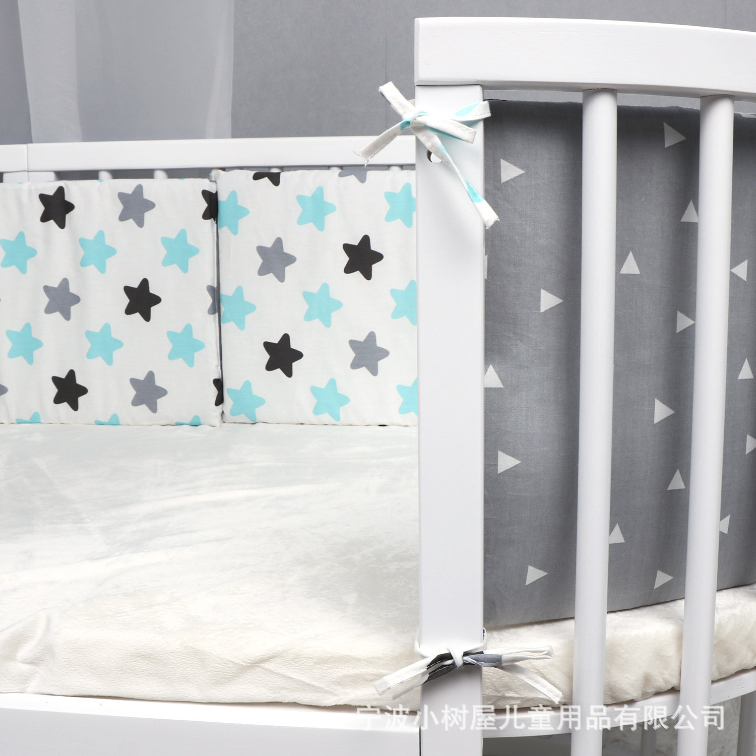 New Cross-Border Hot Selling Crib Fence Toddler Bed Guardrail Baby Anti-Collision Printed Pattern Bed Fence Wholesale