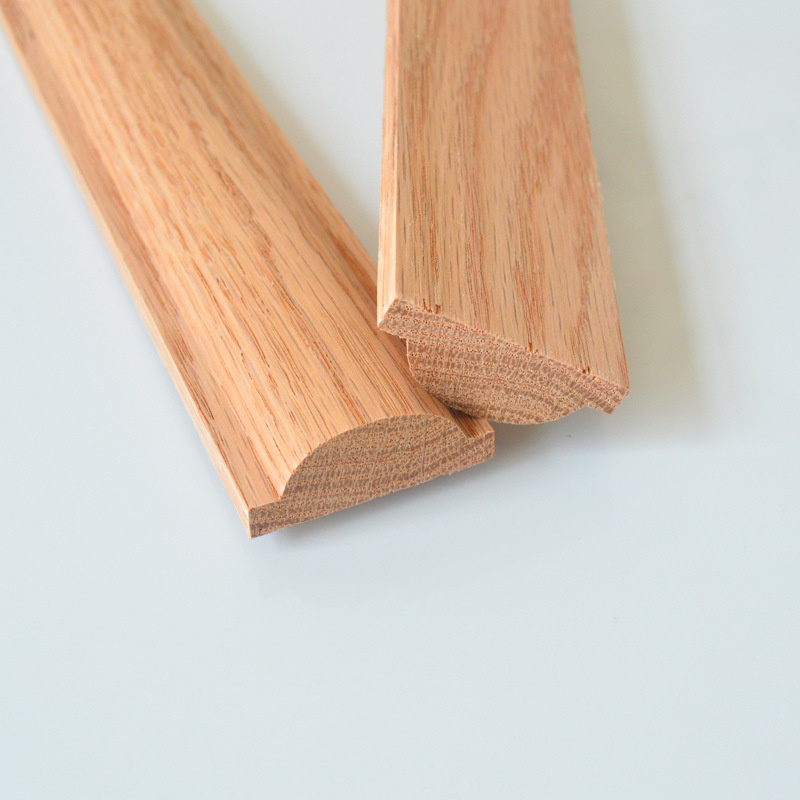 Factory wholesale solid wood line decoration wood line diy natural solid wood window cover line door cover line yin corner line
