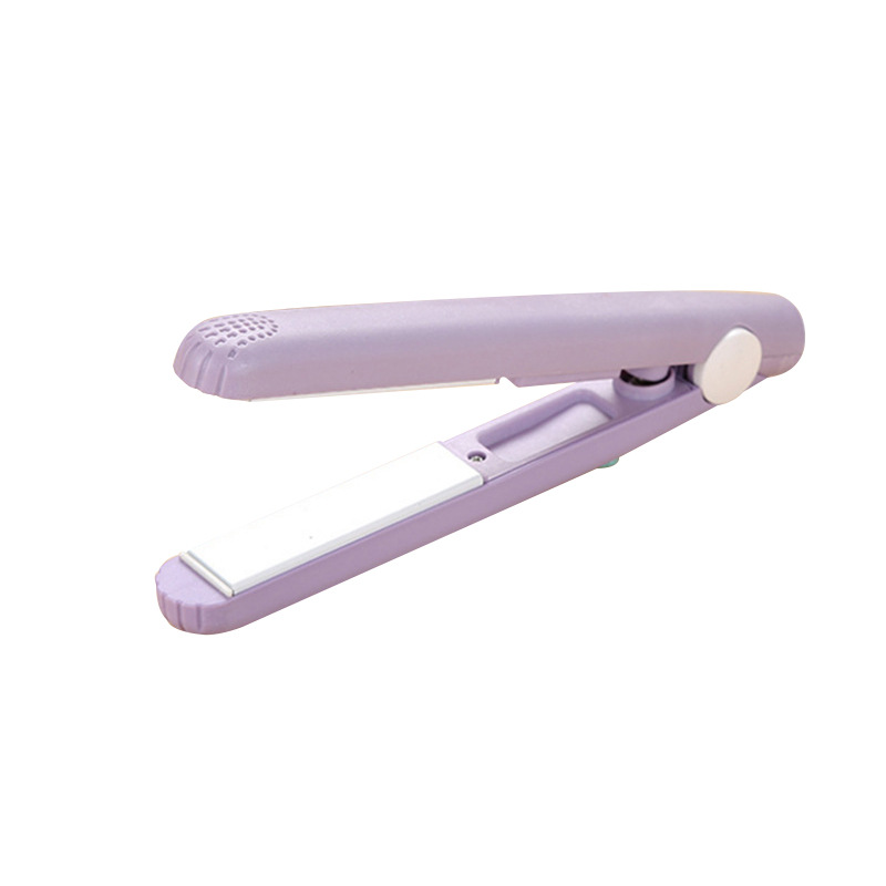Korean mini curling iron portable student bedroom straight curling dual-purpose hair straightener hairdresser hair straightener small splint