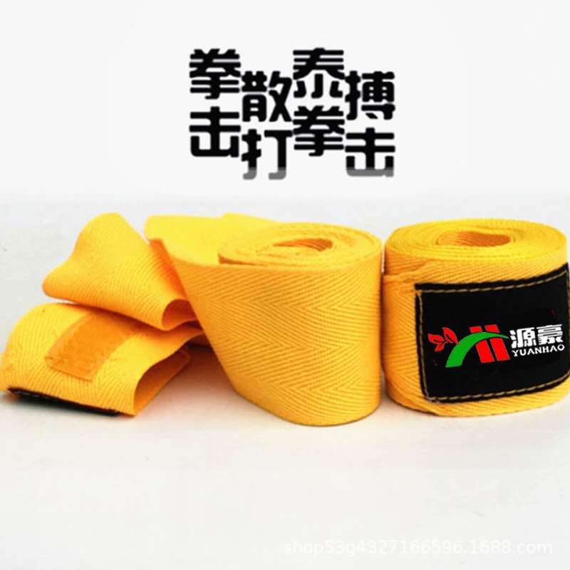 Cotton Boxing Bandage Men's and Women's Sports Bandage Muay Thai Fighting Sanda Hand Bandage 3 Meters 5 Meters Protective Equipment Wrapping Hand Band