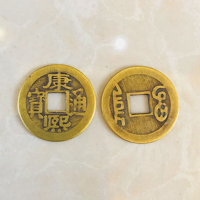 Factory Wholesale 2.3cm Copper five Emperor money pure copper six emperor money ten Emperor money diversified antique brass copper money