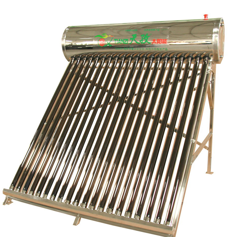 Wholesale foreign trade solar water heater household photoelectric dual-use purple gold tube vacuum tube small small capacity export type