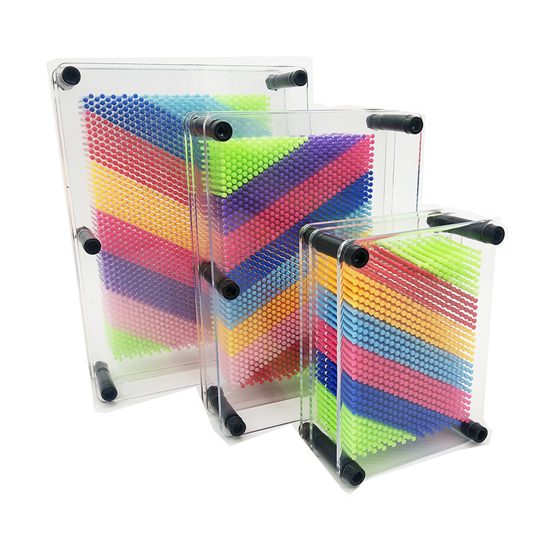 Cross-Border Versatile Needle Painting 3D Stereo Handprint Hand Model Decompression Street Stall Creative Kidsren's Educational Popular Decompression Toy