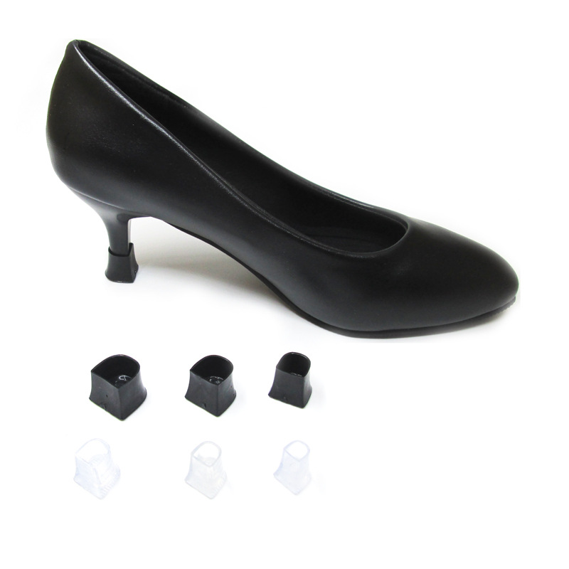 High-heeled shoes silencer artifact horseshoe-shaped stiletto heel protective cover U-shaped cat heel super soft wear-resistant non-slip mute dance shoe cover