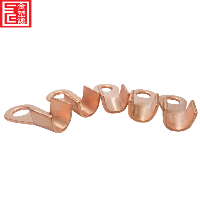 Leqing Manufacturer Copper Open Nose Ot5A 10A20A100A Terminal Block Copper Wire Lug Copper Wire Nose