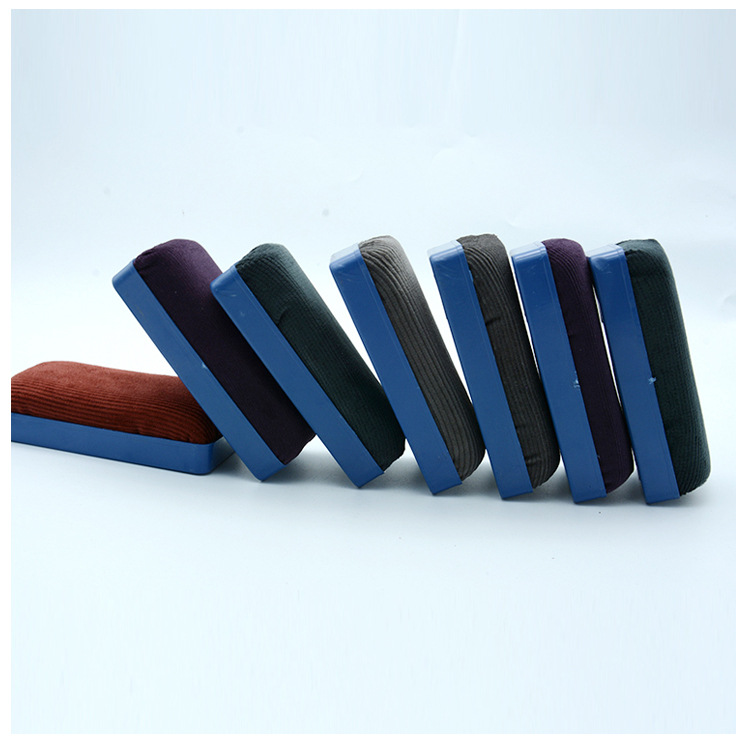 Qianhui Whiteboard Eraser Factory Direct Supply Size Flannel Magnetic Plastic Easy Erase Chalk Accessories Blackboard Eraser Brush
