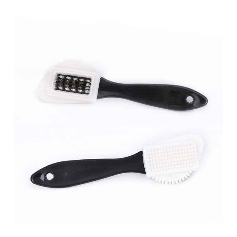 Frosted suede shoes cleaning brush double-sided shoe brush cleaning decontamination suede brush copper brush suede leather shoe brush