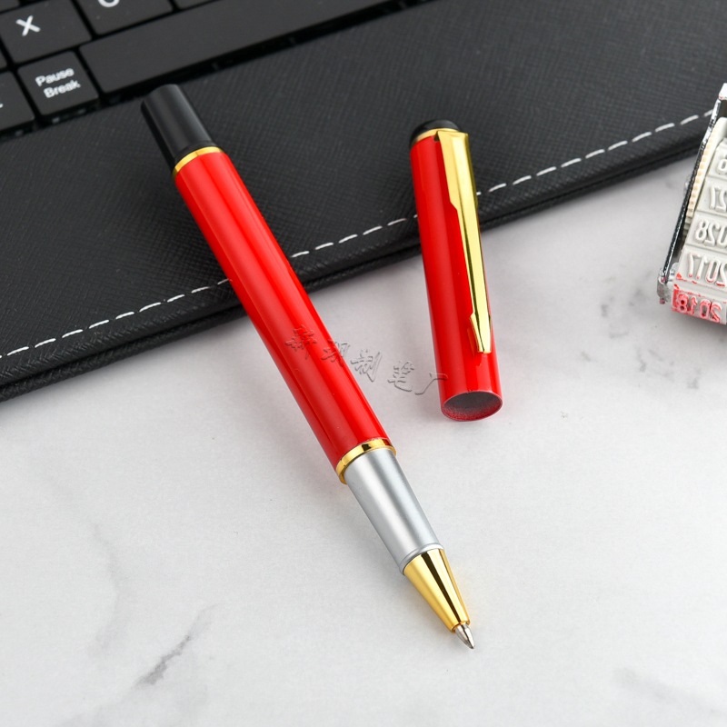 Wholesale Black Metal Orb Pen Signature Pen Gel Pen Business Advertising Gift Pen Metal Pen Set