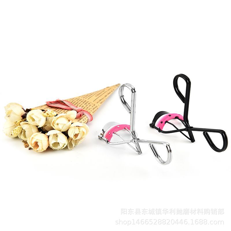 Pink Eyelash Curler with Comb, Small Curling Segmented Eyelash Auxiliary Tool, Overall Convenient Device, Portable