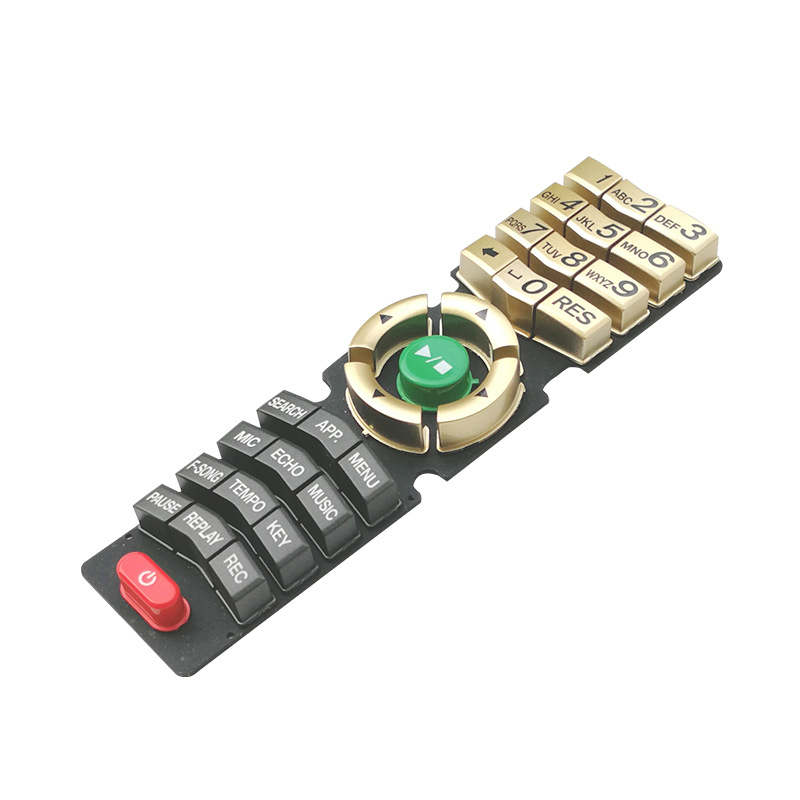 Silicone Buttons Massage Chair Remote Control Acrylic Buttons Pc Crystal Buttons