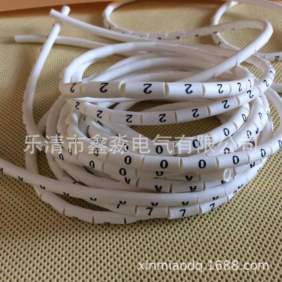 Фотовольтаическая номерная оболочка провода код номера 0-9 буквенная идентификация провода термоусадочная номерная трубка замена трубки