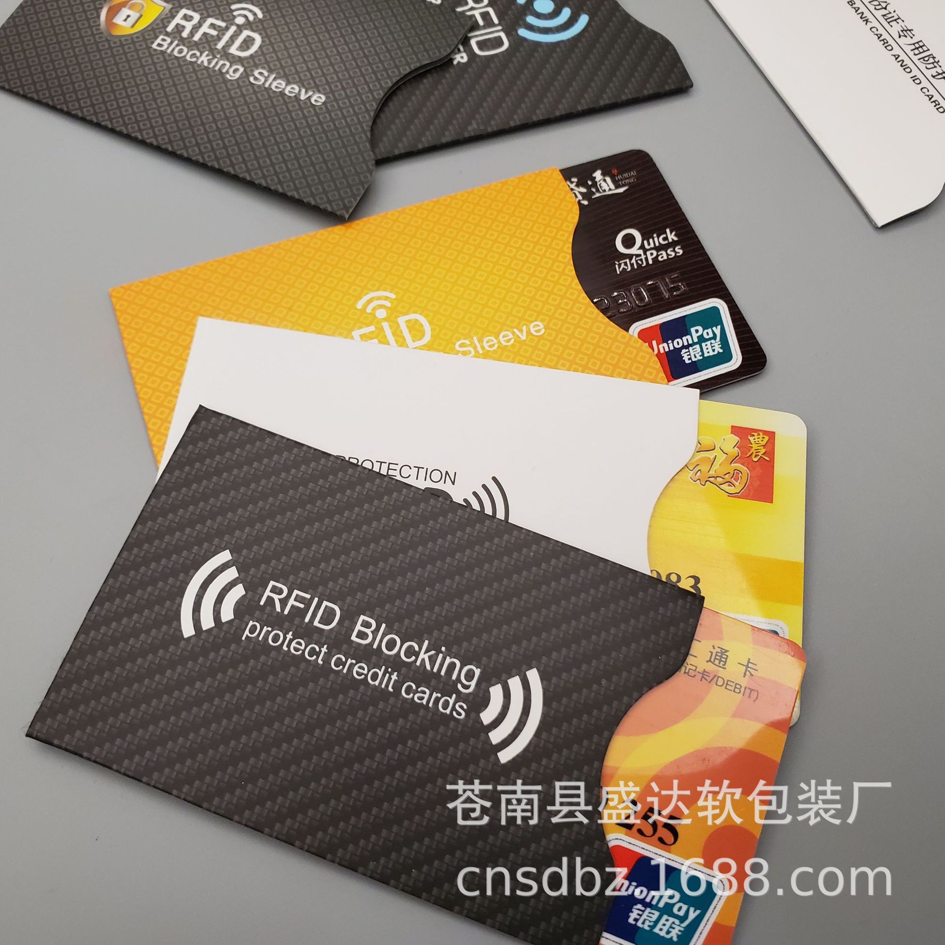 Оптовый алюминиевый футляр для карт с защитой RFID, антивандальный, противодействие деградации, для банковских карт и удостоверений личности, международная торговля