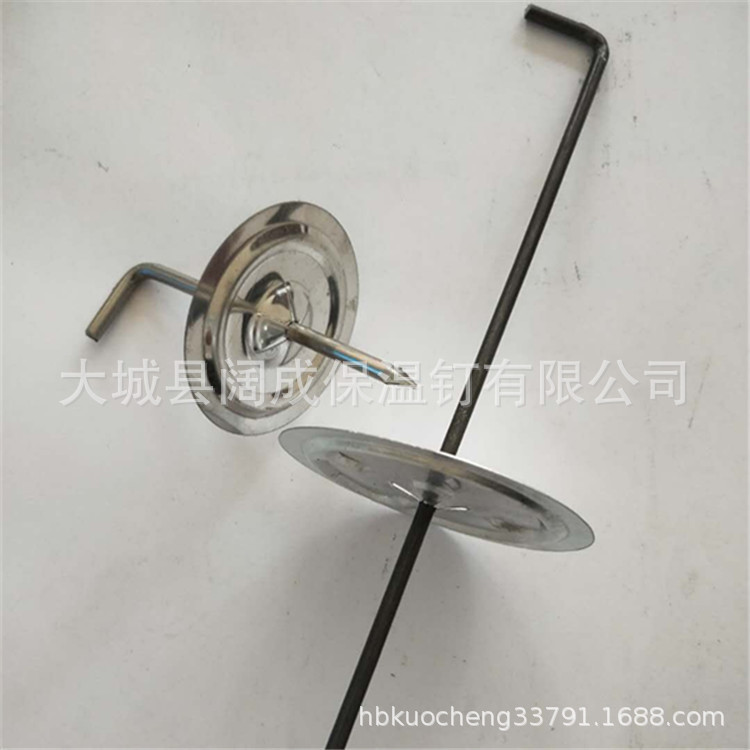 Manufacturer Produces Low-Carbon Steel Insulation Hook Nails, L-Shaped Insulation Welding Nails, Stainless Steel Insulation Nails with Matching Self-Locking Pressure Plates