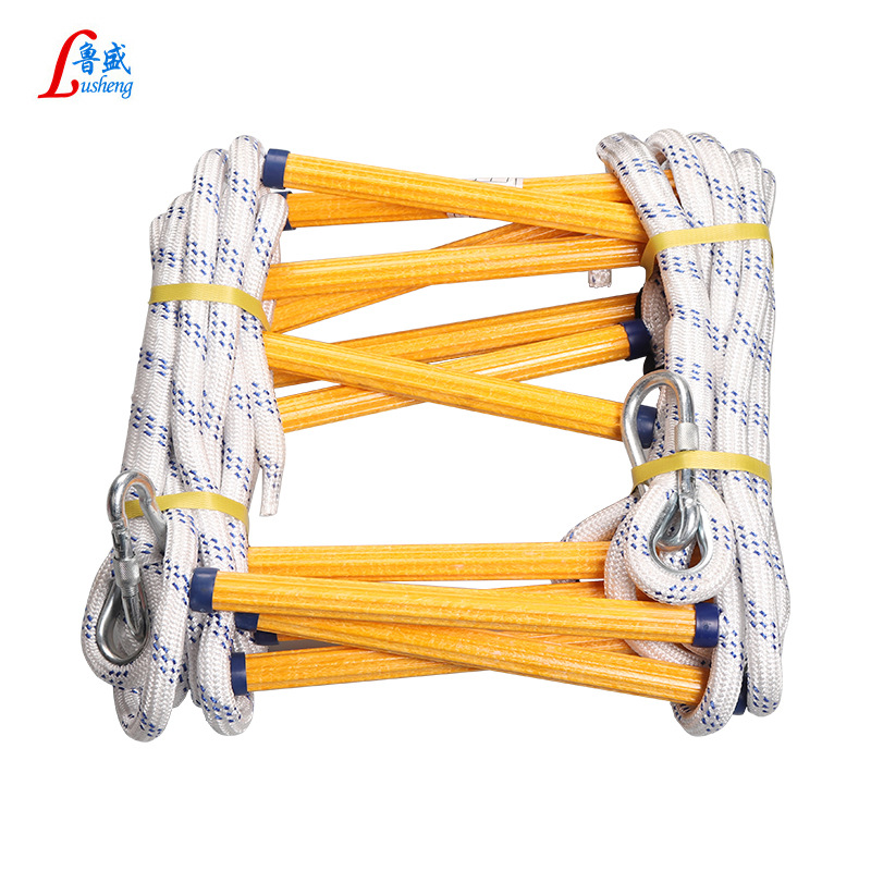 Cross-Border Resin Insulated Soft Ladder High-Altitude Work Rope Ladder Non-Slip Soft Ladder Climbing Ladder