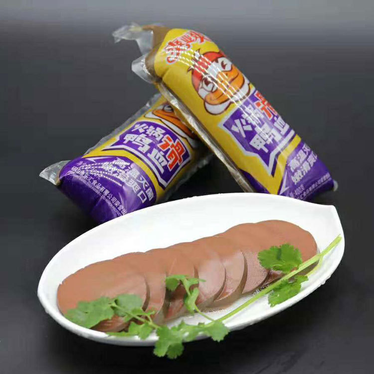 Shuangyashuang Hot Pot Duck Blood Commercial 500g Duck Blood Vermicelli Soup Maoxuewang Hot Pot Ingredients Boxed Wholesale Fresh Duck Blood