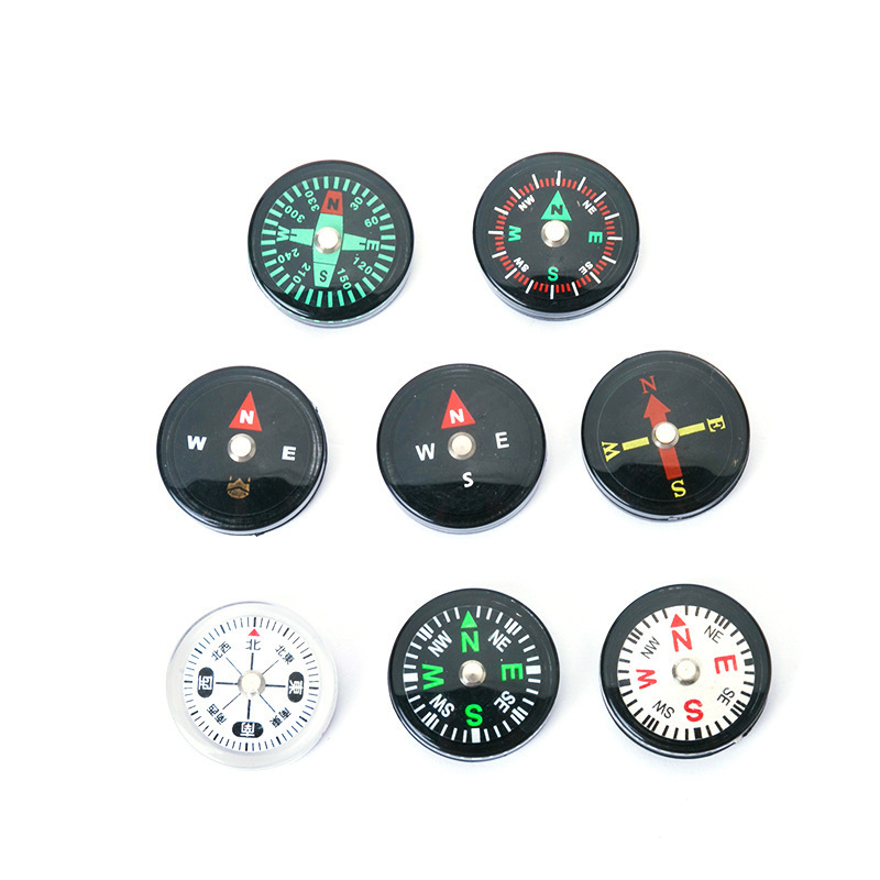 Поставка от профессиональных производителей компаса с внешним диаметром 16мм, миниатюрный пластиковый компас для outdoor с северной иглой