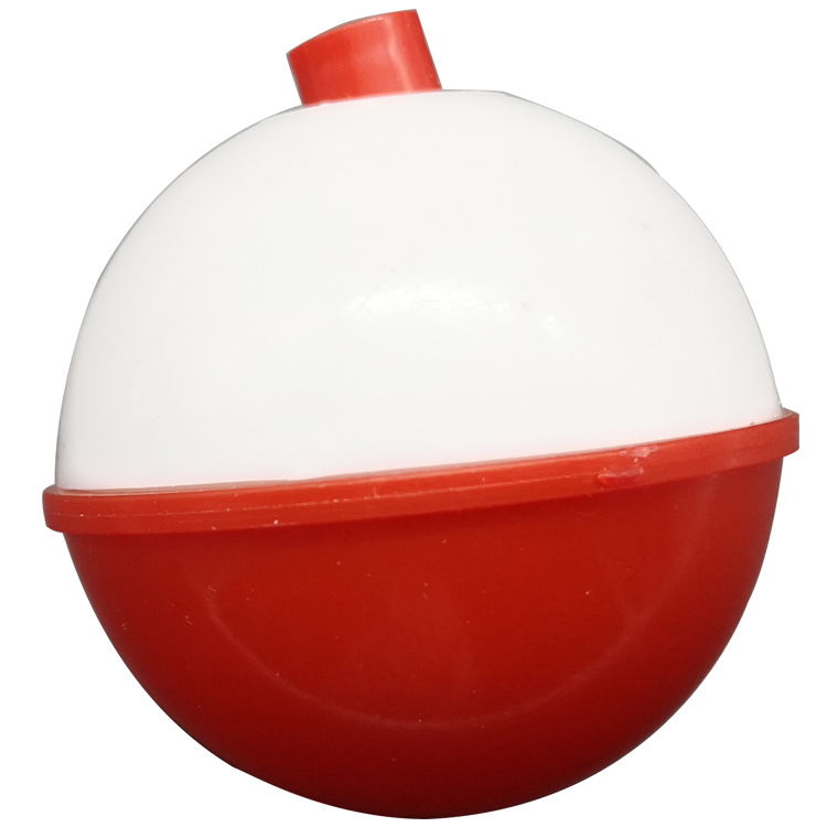 Hengwei ball float ultrasonic ball float ball plastic float red and white fishing float fishing supplies factory wholesale