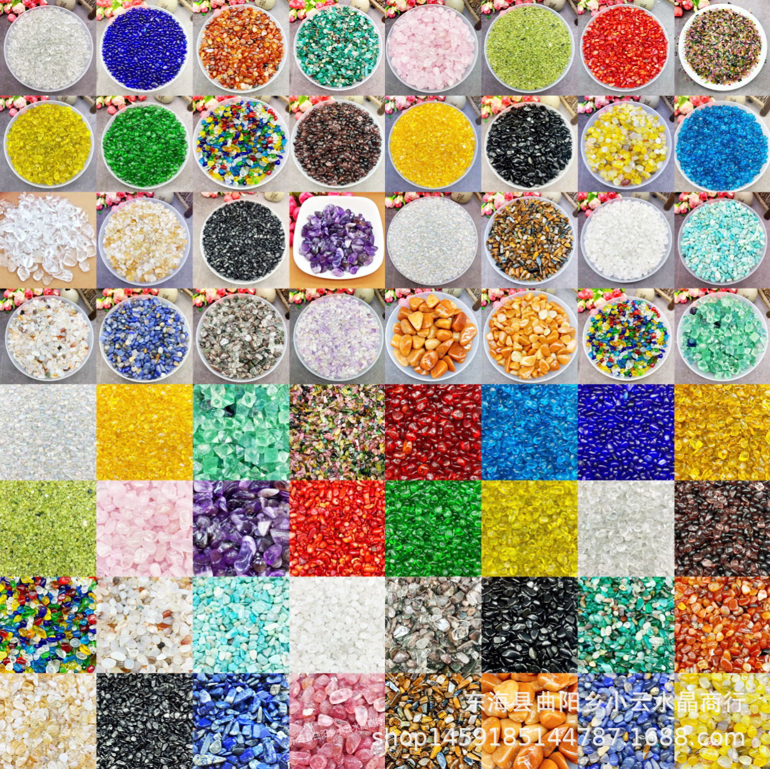 Factory Wholesale natural white crystal amethyst citrine fluorite agate glass tourmaline crystal gravel