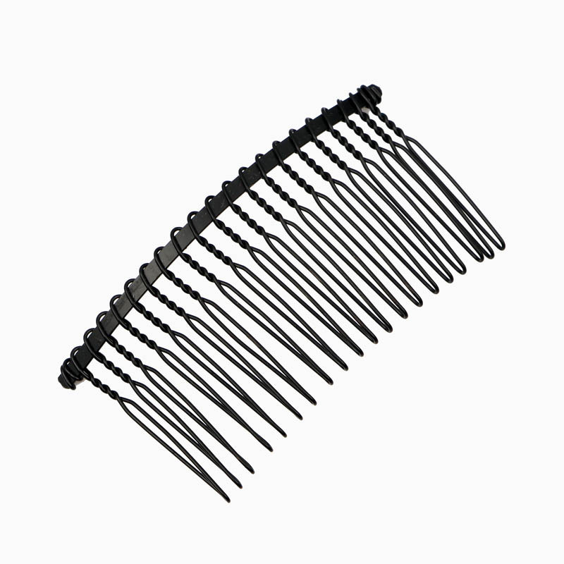 10203040 Teeth Guangdong Gold Silver Black Wire Hairband Comb Hair Accessories Crown Bridal Headwear Hair Comb