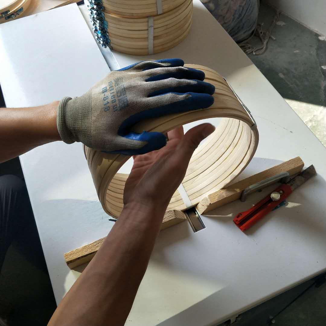 Factory direct bamboo embroidery stretch adjustable embroidery bamboo new environmentally friendly cross-stitch circle tool flower stretch embroidery circle