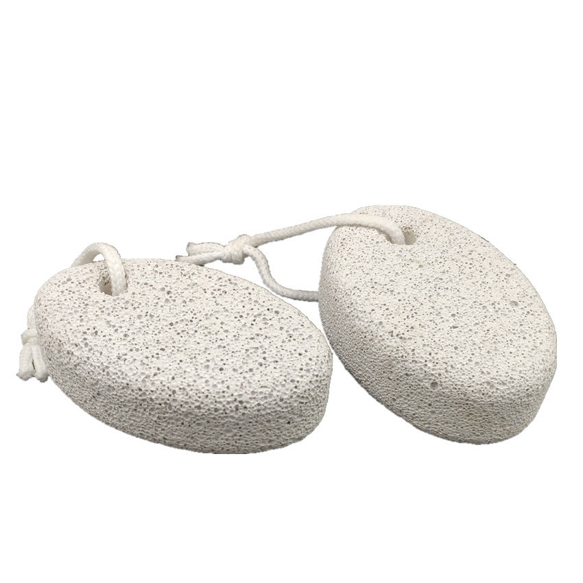 Elliptical foot grinding stone volcanic stone pumice to remove dead skin calluses foot rubbing board home massage stone foot massage tool feet