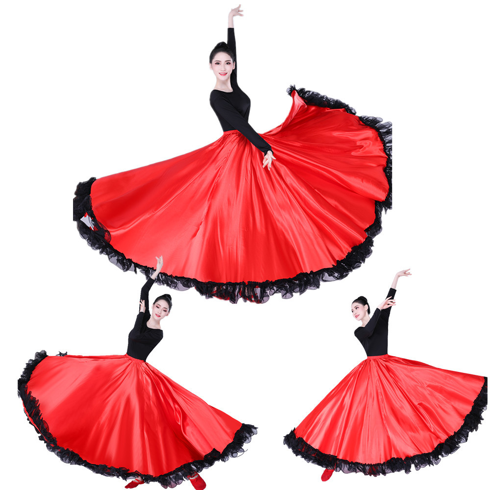 Spanish Bullfighting Dance Skirt, Belly Dance Skirt, Opening Dance Skirt, Performance Costume