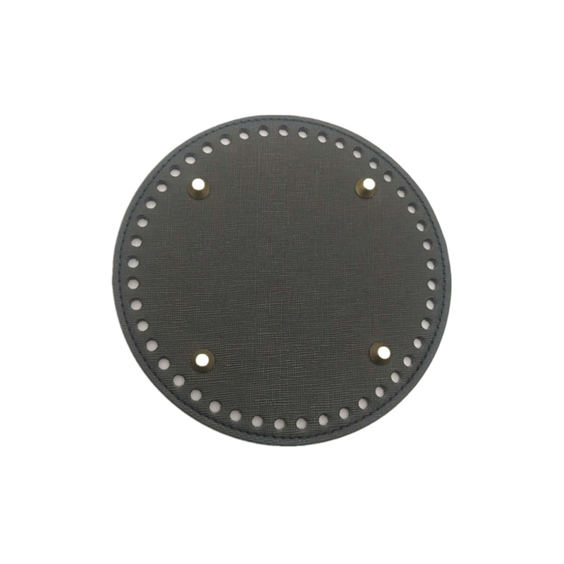 Bag accessories wholesale hand-woven diy Hyun-a woven bag hardware accessories cross pattern 15cm round bottom