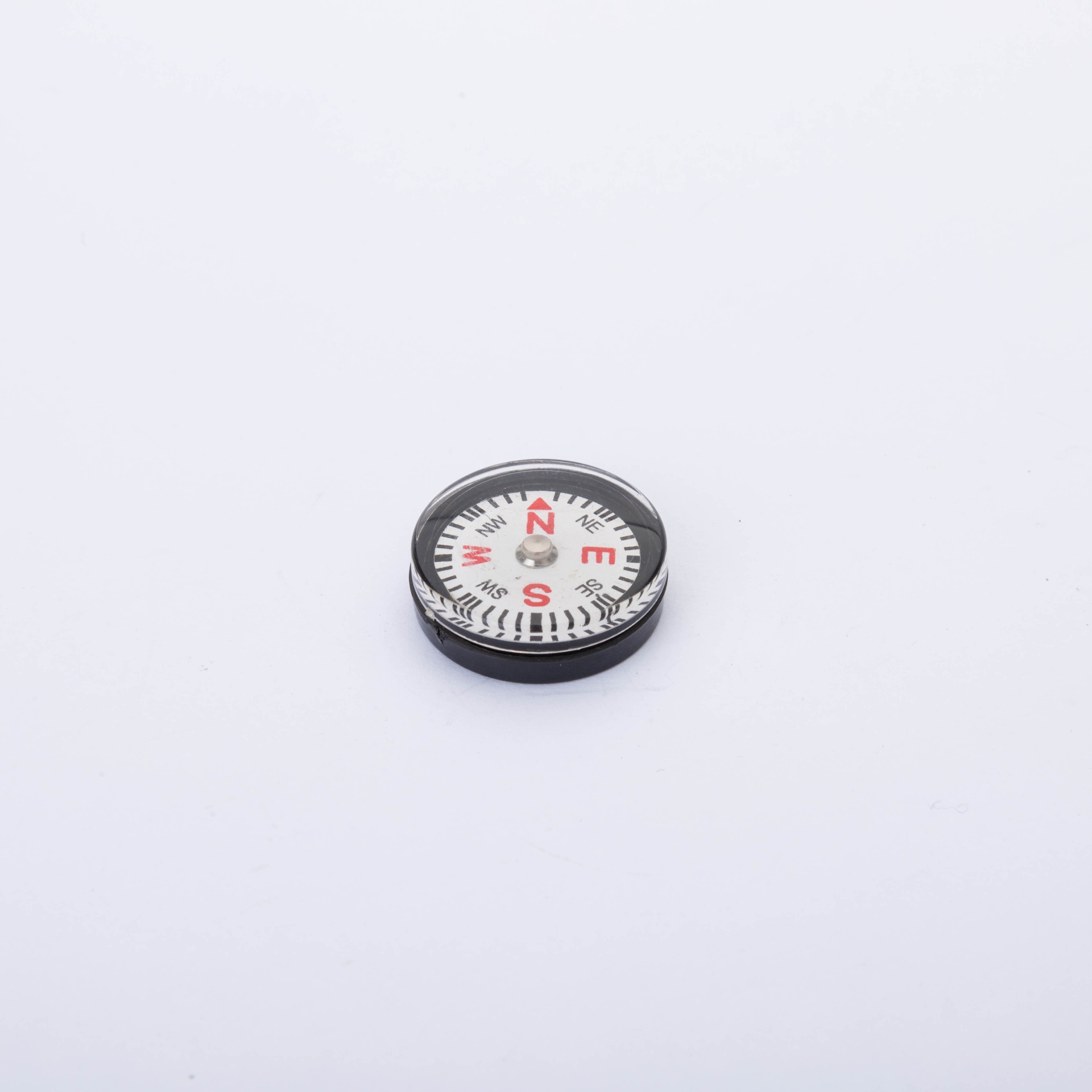 Professional manufacturers supply outer diameter 16mm compass outdoor accessories North needle miniature plastic compass