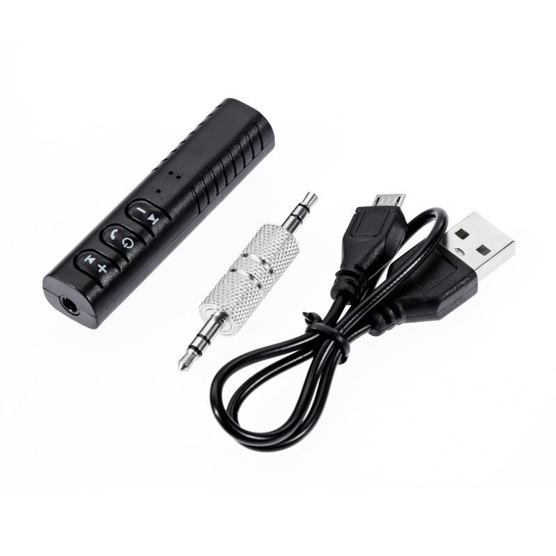 Lavalier 3.5mm Bluetooth Receiver Car Bluetooth Hands-Free Audio Receiver Portable Mp3 Music Player