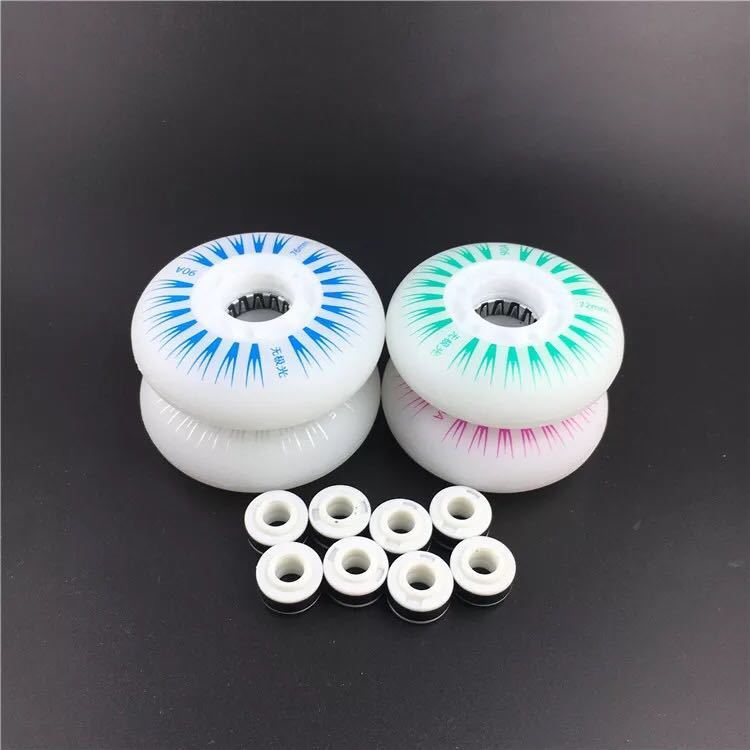Roller Skate Skate Wheel Accessories Shaft Sleeve UFO Aluminum Alloy UFO Flash Wheel Core Sleeve Side Plug