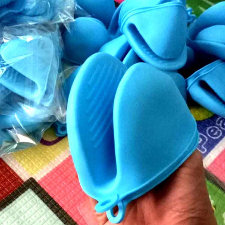 50g Thickened Anti-scalding Gloves Microwave Heat Insulation Silicone Hand Clip Kitchen Supplies Oven Gloves Baking Gloves