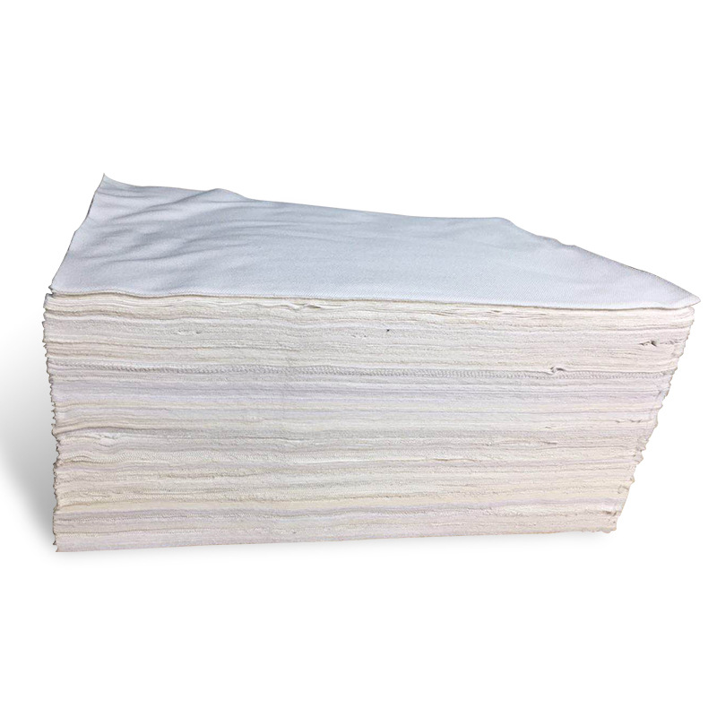 Pure Cotton Standard White Rag Industrial Rag Pure Cotton White Wiping Machine Cloth Oil-Absorbing Cloth Dust-Free Cloth Rag Cotton Yarn Manufacturer