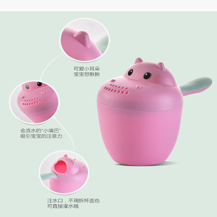 Baby Baby Shampoo Cup Children's Shower Baby Bath Spoon Plastic Bathing Water Ladle Children's Water Spoon Ladle Large Size