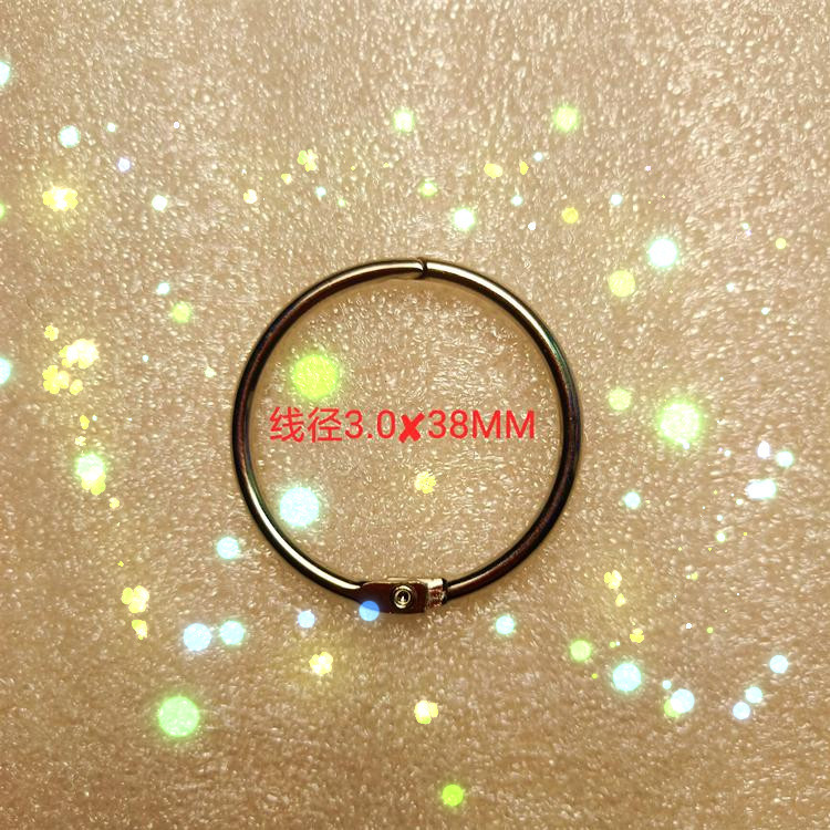 Metal Iron Activity Book Ring Card Ring Book Ring Open Ring Binding Card Ring Table Calendar Book Ring Open Iron Ring