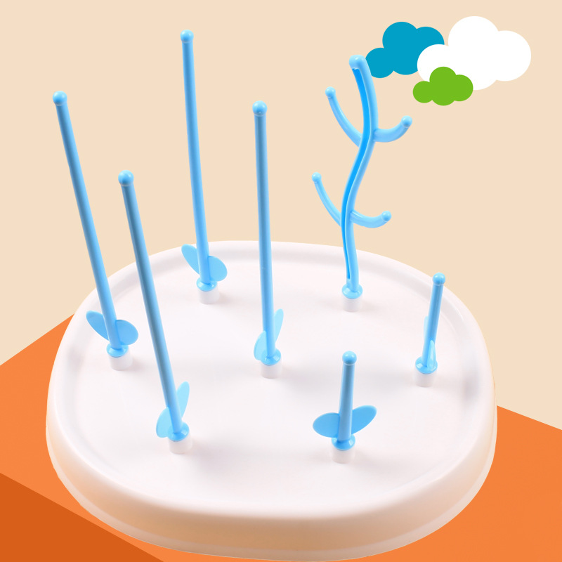 Baby feeding bottle drying rack nipple water cup rack drying rack draining bracket storage rack feeding bottle drying rack