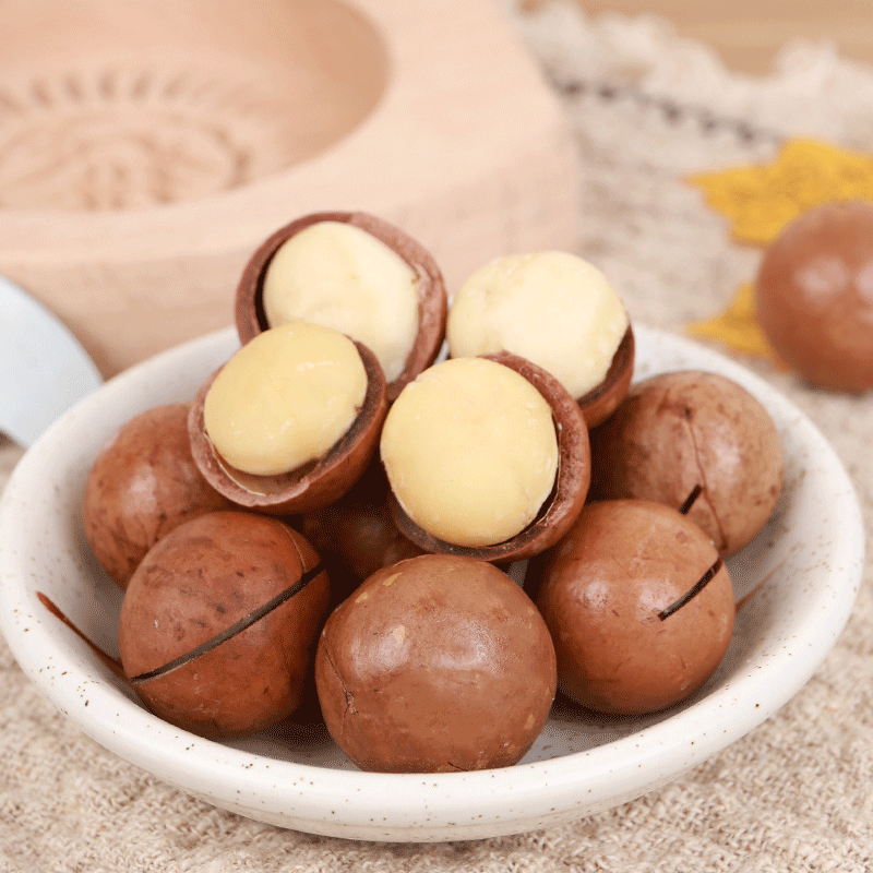 Medium Capsules Macadamia Nuts Factory Direct 5kg / Box Wholesale Price Nuts Supplier