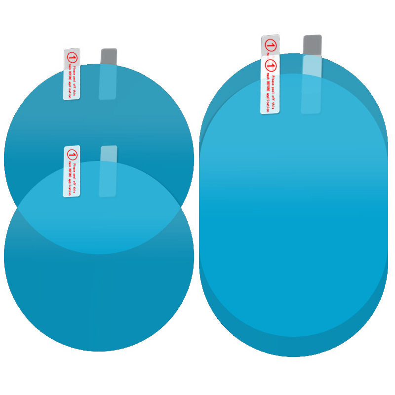 Car rearview mirror rainproof film truck car side window water drive film reversing mirror anti-fog clear water rainproof film