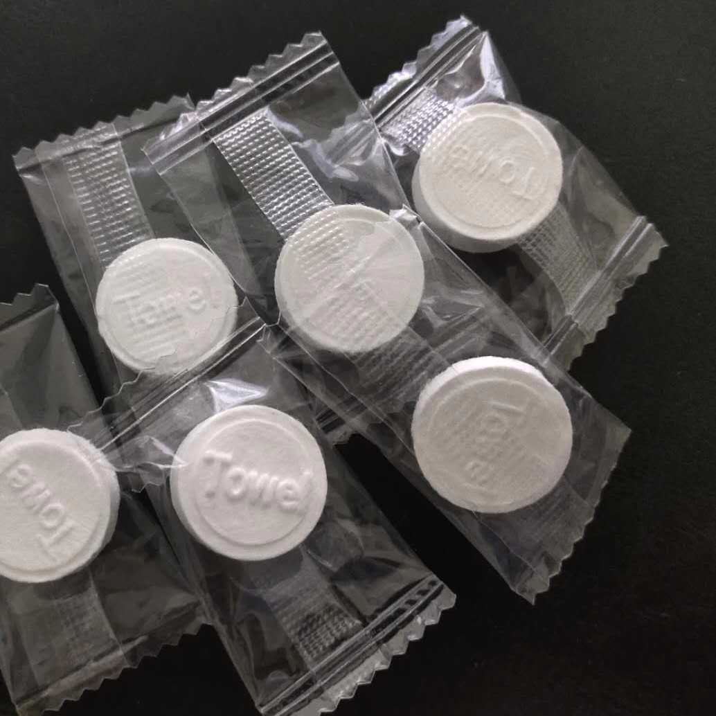 Одноразовое сжатое полотенце в отдельной упаковке, чистый хлопок, очищающее полотенце, портативное, для отелей и путешествий, сжатое полотенце для умывания