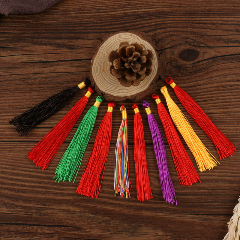 Scented Sachet with Small Tassels, Multi-Colored Chinese Knot DIY Accessory Pack, Waist Hanging Ornament, Car Hanging Decoration, Handmade Chinese Style
