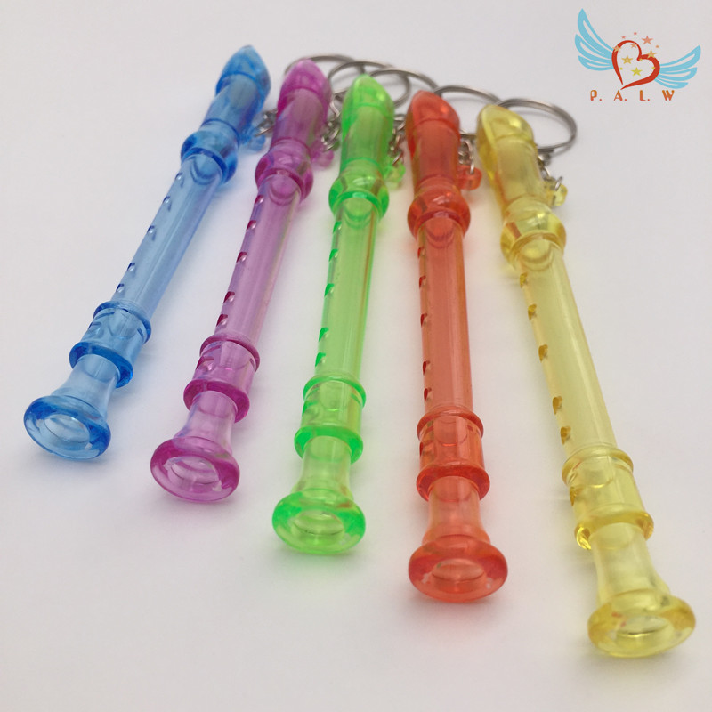 Plastic six-hole mini flute children's practice clarinet learning and teaching supplies early education music equipment promotional gifts